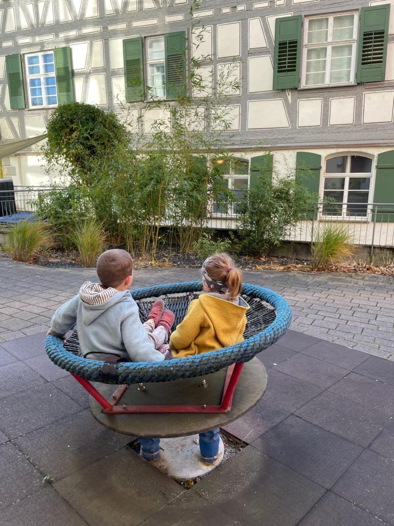Innenhof Minitiger
